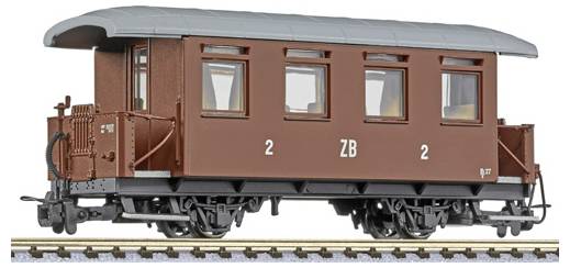 Liliput L344364 H0e 2-assige personenrijtuig, bi/s, B 27, Zillertalbahn, EP.III.