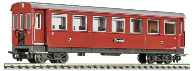 Liliput L344556 H0e 4-assige personenrijtuig, B4 31, Zillertalbahn, rood, EP.VI.