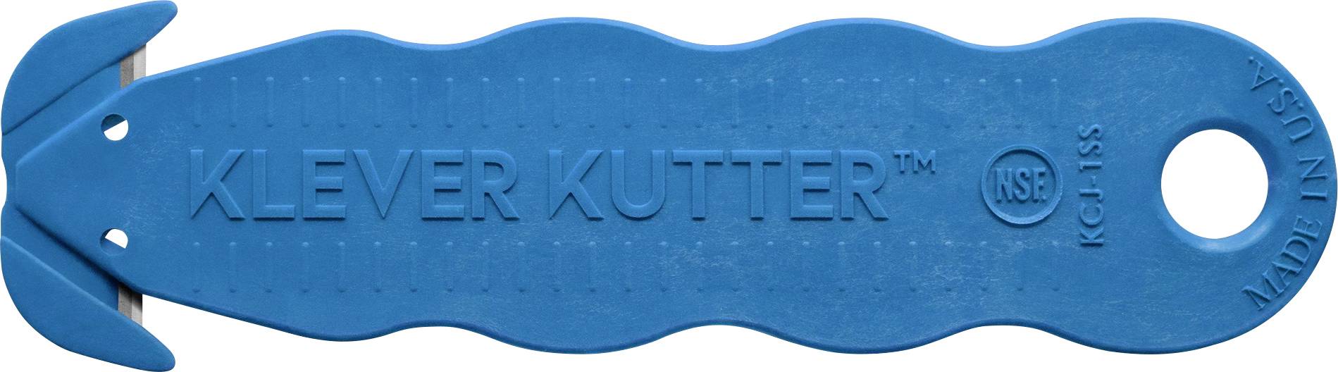 KLEVER KCJ-1SSBX Kutter NSF Food Zone™ Veiligheidsmes Blauw, 10 stuk(s)
