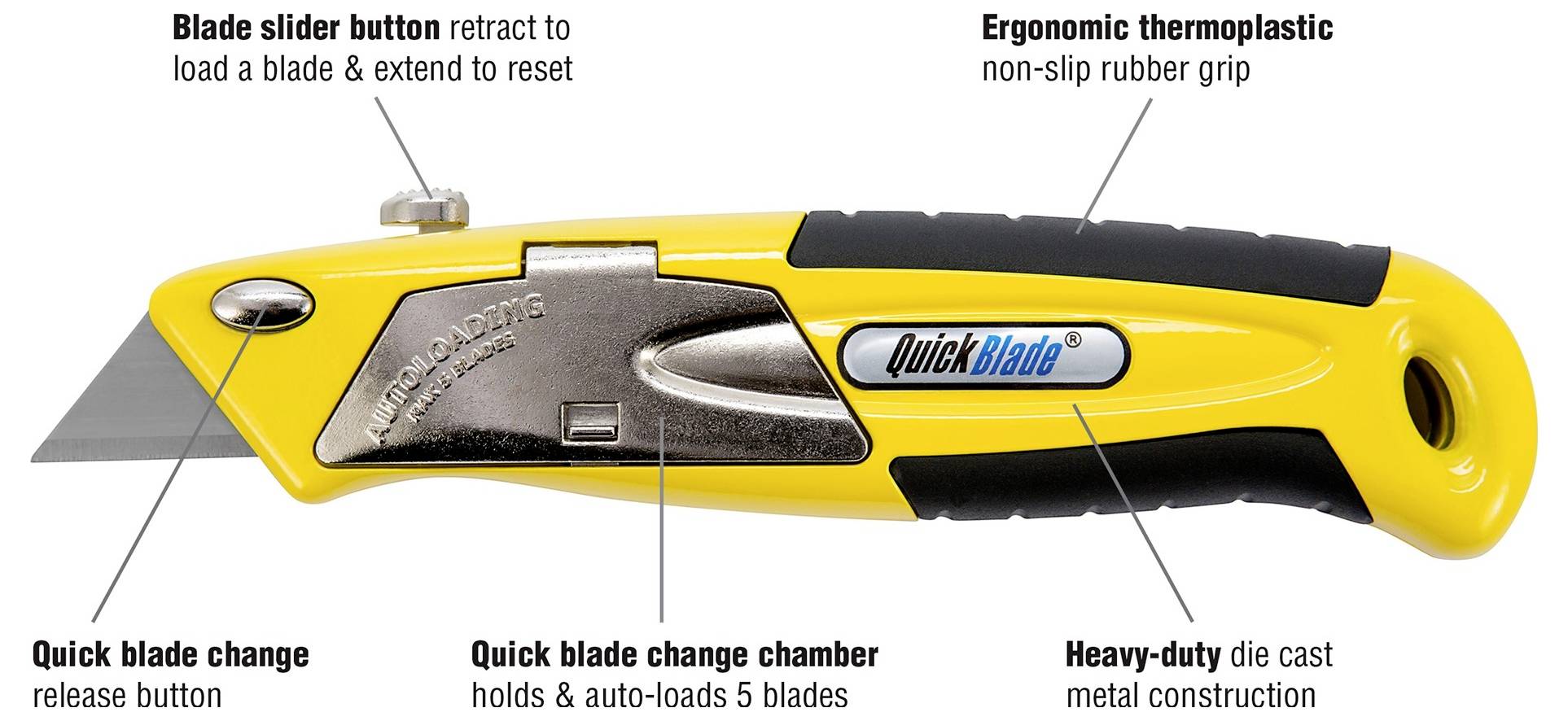 PHC QBA375 Kvalitetni nož, rezač 1 St.-3