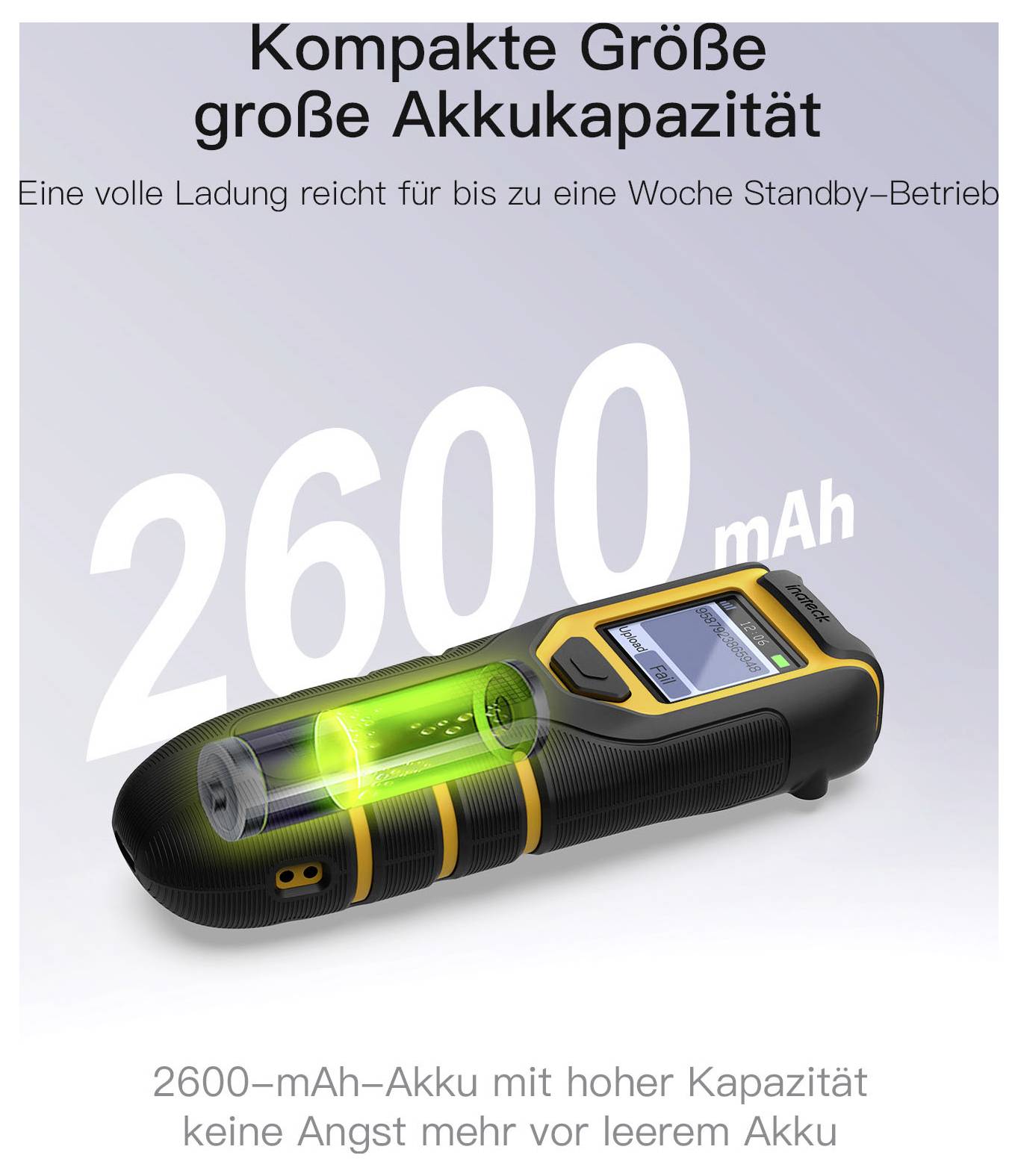 inateck 2d bežični bar kod skener Bluetooth, WiFi 2D, 1D skener crna, žuta ručni skener USB, Bluetooth-7