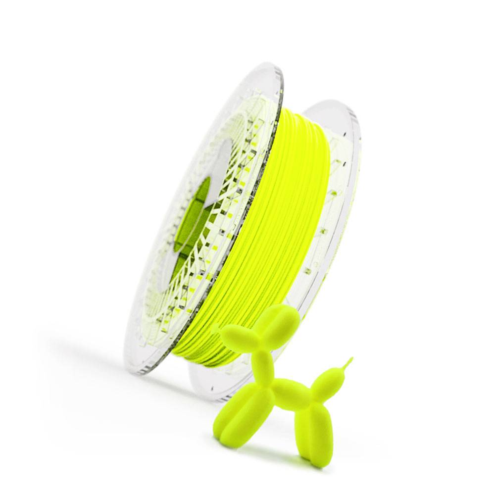 Recreus FFLU175500 Filaflex 82A Filament TPU, Flexibel filament Flexibel, Geurarm, Chemisch bestendig 1.75 mm 500 g Fluor 1 stuk(s)