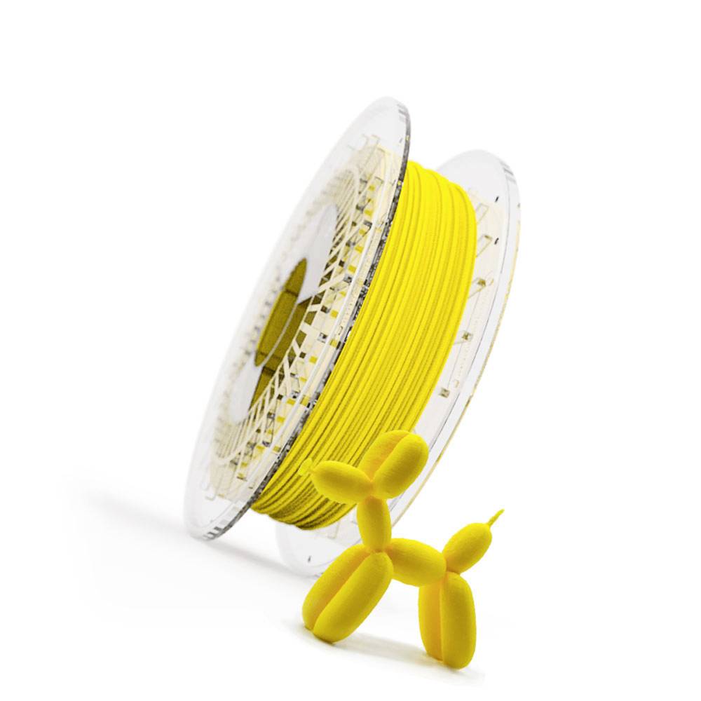 Recreus FY175500 Filaflex 82A Filament TPU, Flexibel filament Flexibel, Geurarm, Chemisch bestendig 1.75 mm 500 g Yellow, Geel 1 stuk(s)