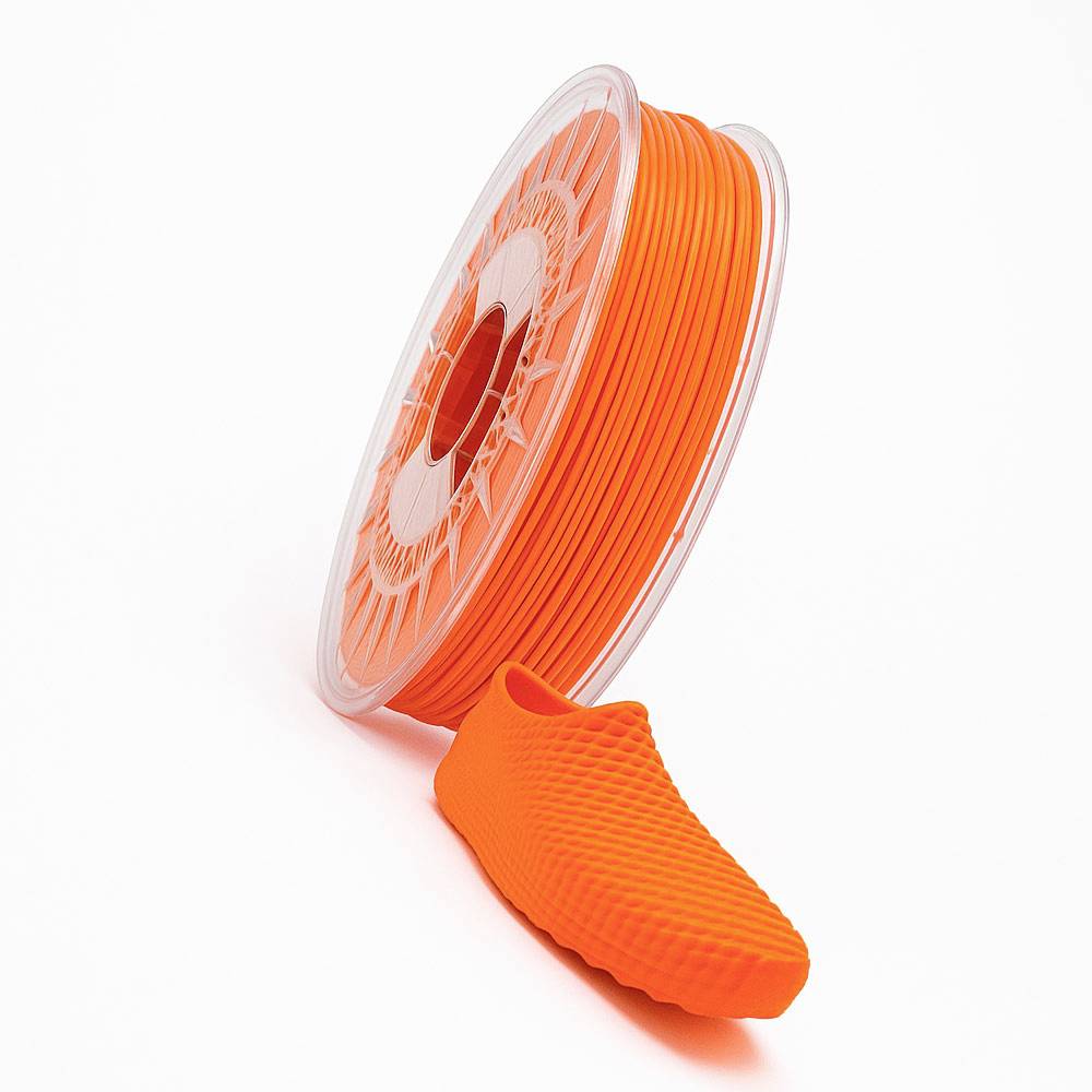Recreus F82ORG0107 Filaflex Foamy Filament TPU, Flexibel filament Flexibel, Dynamische schuimtechnologie 1.75 mm 750 g Oranje 1 stuk(s)