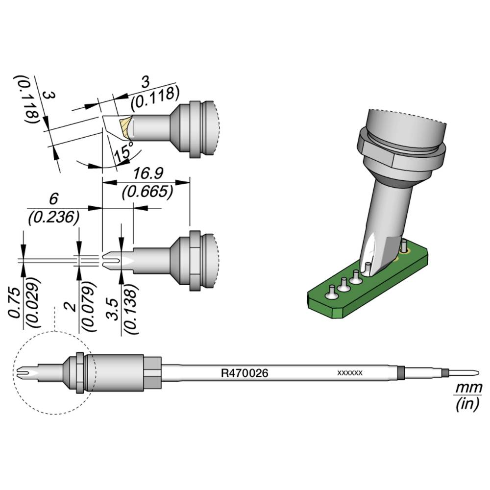 JBC Tools R470044 Soldeerpunt Speciale vorm Inhoud: 1 stuk(s)
