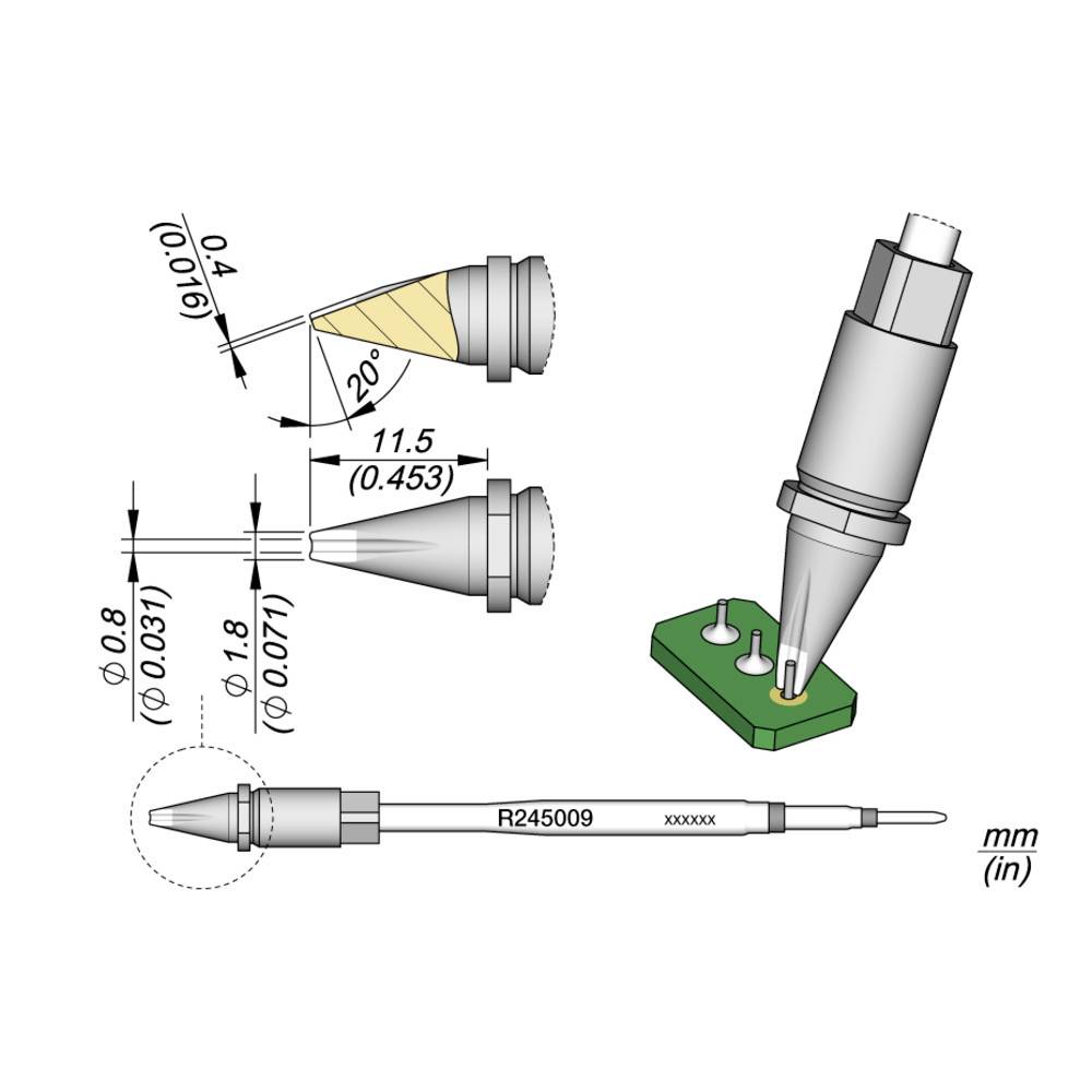 JBC Tools R245009 Soldeerpunt Speciale vorm Inhoud: 1 stuk(s)