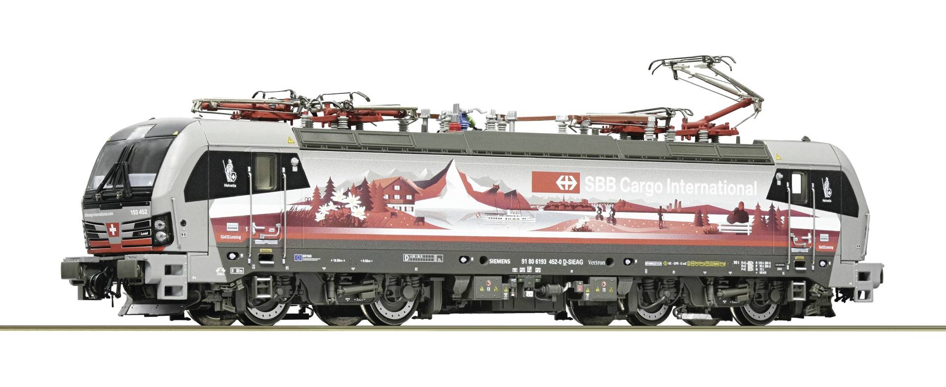 Roco 7500073 H0 elektrische locomotief 193 452-0 &bdquo;Schweizpiercer&rdquo; (DC)