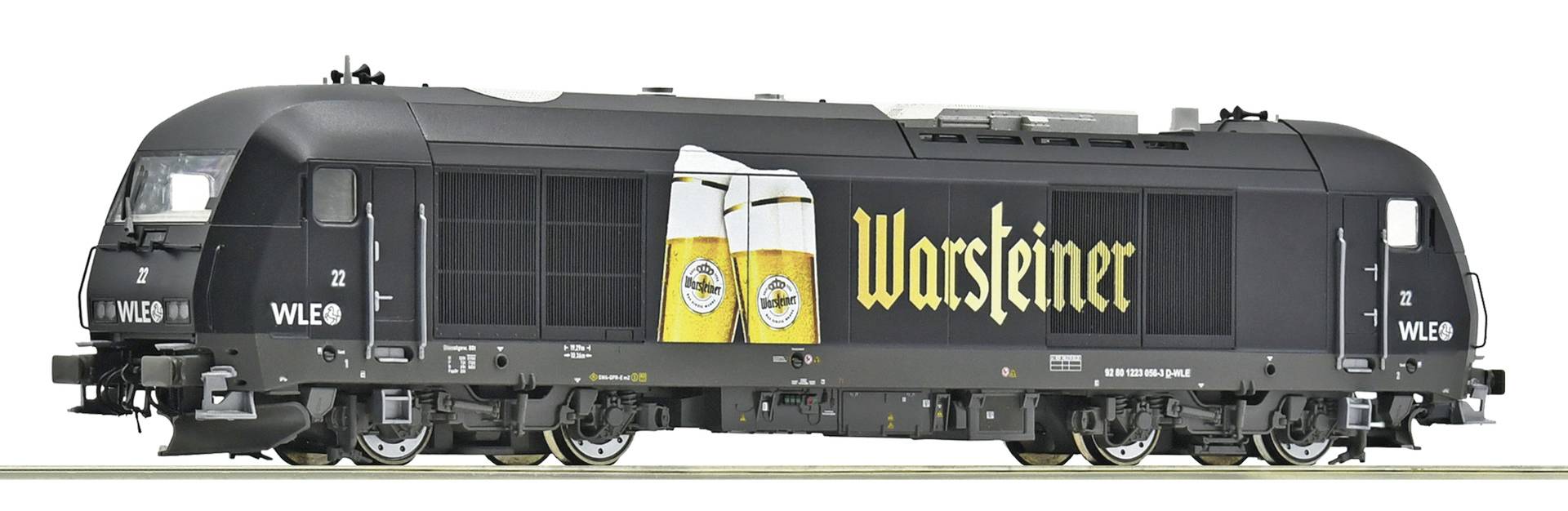 Roco 7320104 H0 diesellocomotief 22 &bdquo;Warsteiner&rdquo; (AC) Diesellocomotief van de Westf&auml;lische Landes-spoorweg