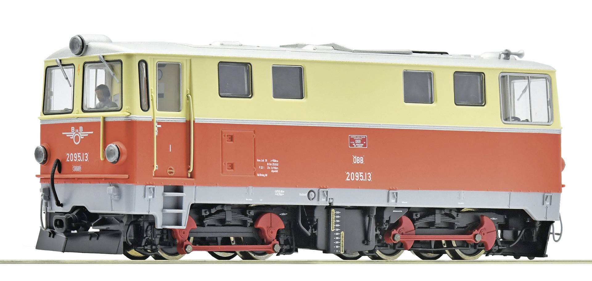 Roco 7540007 H0e diesellocomotief 2095.13 (DC) Diesellocomotief van de Oostenrijkse Bundesbahnen