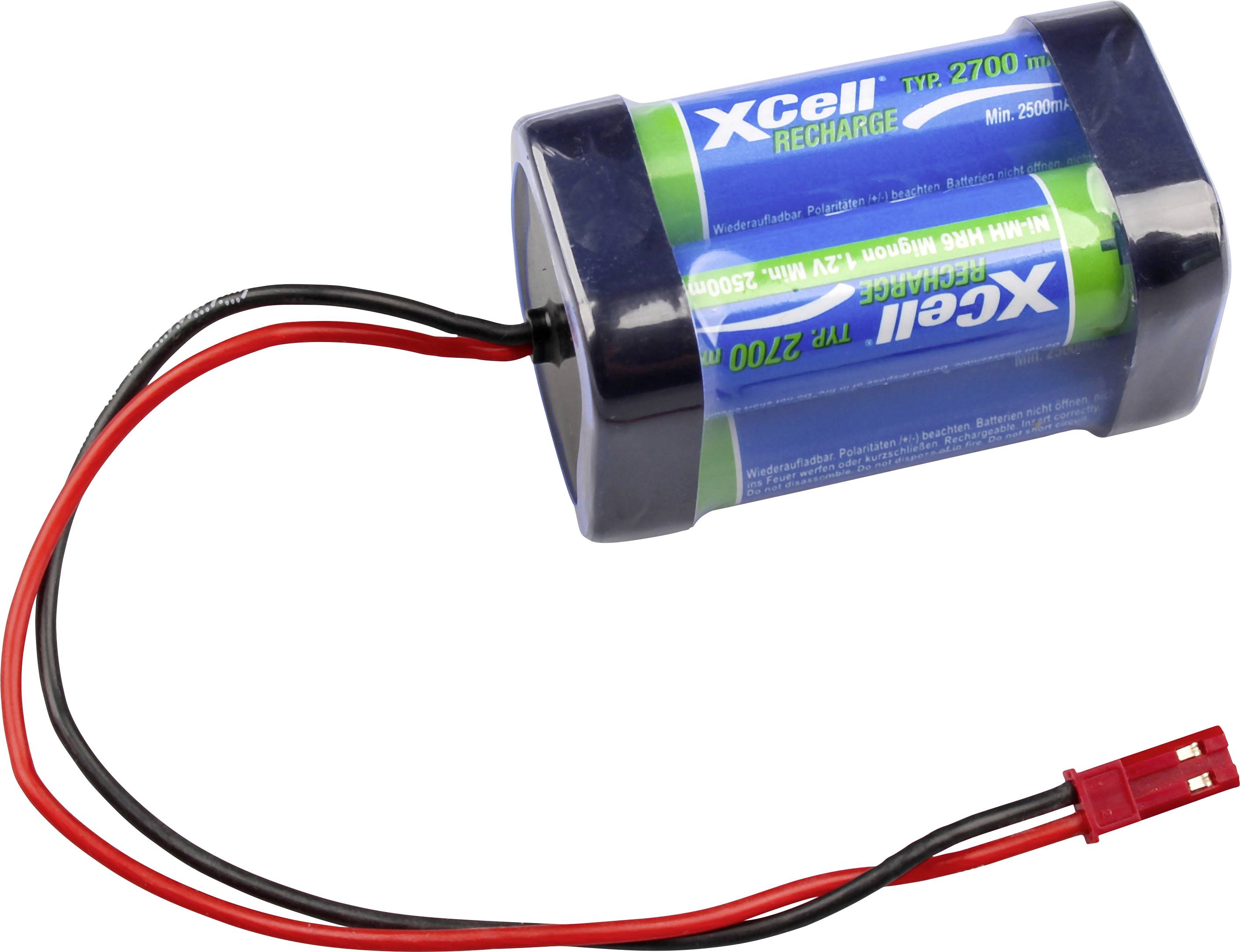 XCell Accupack Aantal cellen: 4 Batterijgrootte: AA (penlite) NiMH 4.8 V 2700