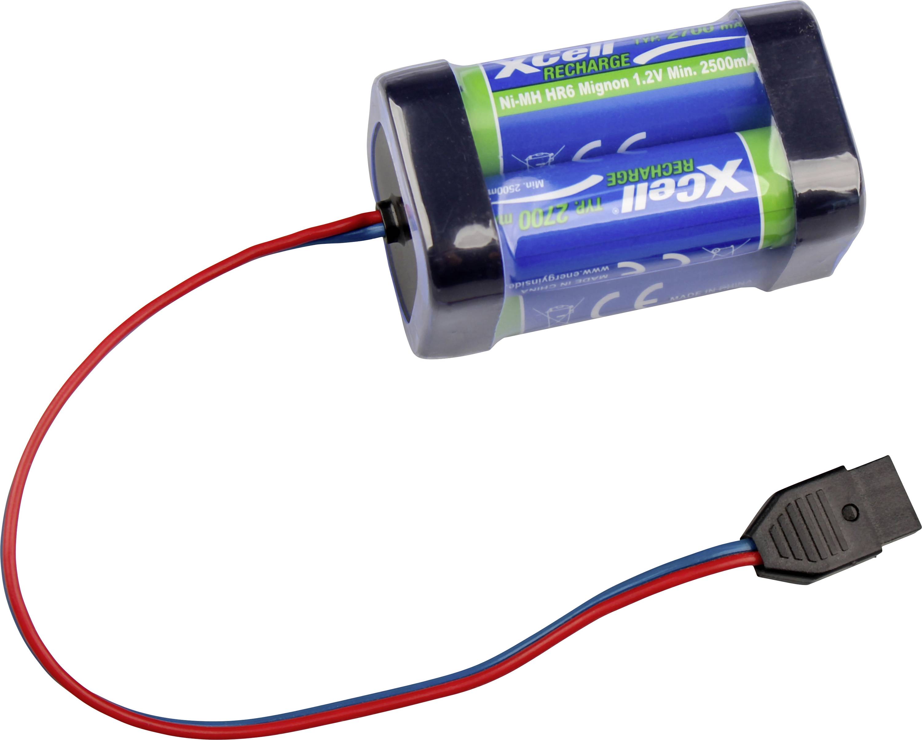 XCell Accupack Aantal cellen: 4 Batterijgrootte: AA (penlite) NiMH 4.8 V 2700