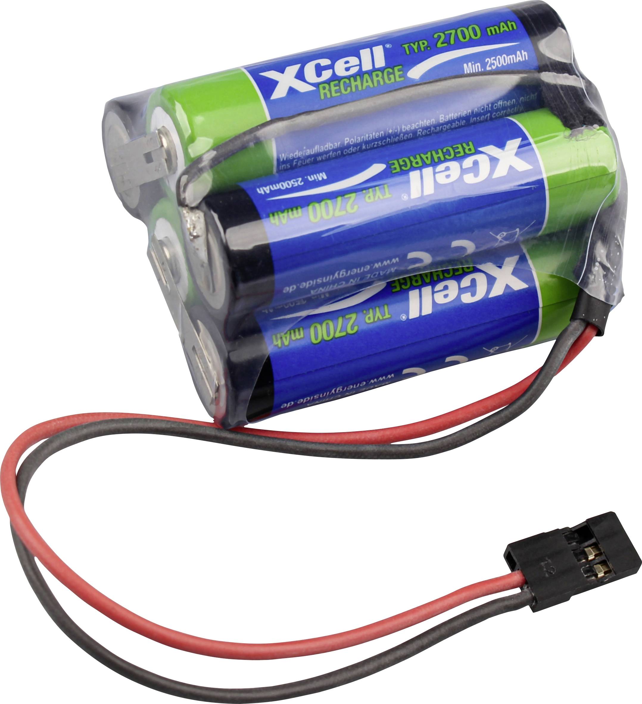 XCell Accupack Aantal cellen: 5 Batterijgrootte: AA (penlite) NiMH 6.0 V 2700