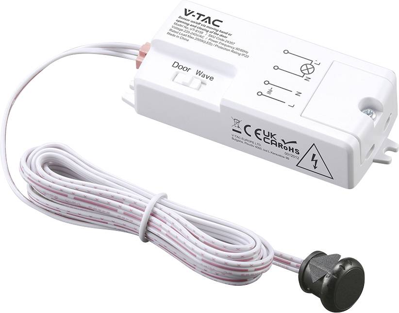 V-TAC 24357 Infrarood sensor Wit IP20