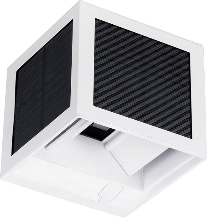 V-TAC VT-408CCT-W 24295 Wandlamp op zonne-energie met bewegingsmelder LED 9 W Wit