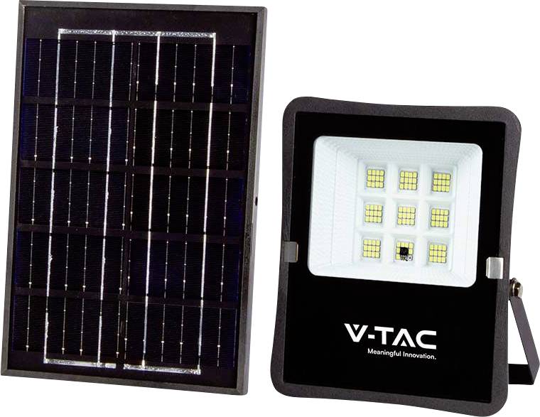V-TAC VT-55050 6965 Schijnwerper op zonne-energie 6 W Lichtkleur (naam): Neutraalwit