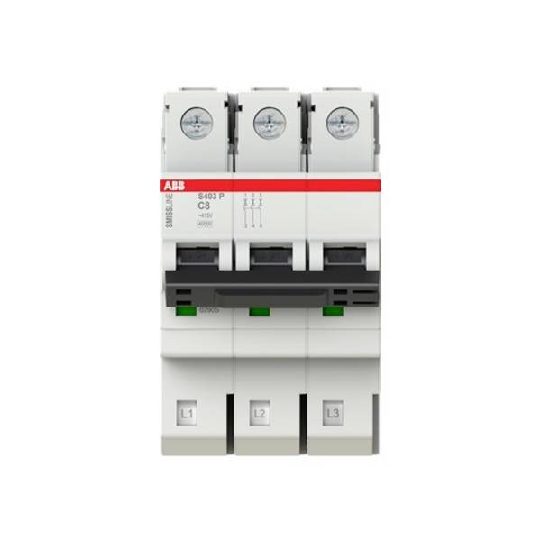 ABB 2CCG000384R0001 S403P-C8 zaštitna sklopka za vodove     8 A  415 V