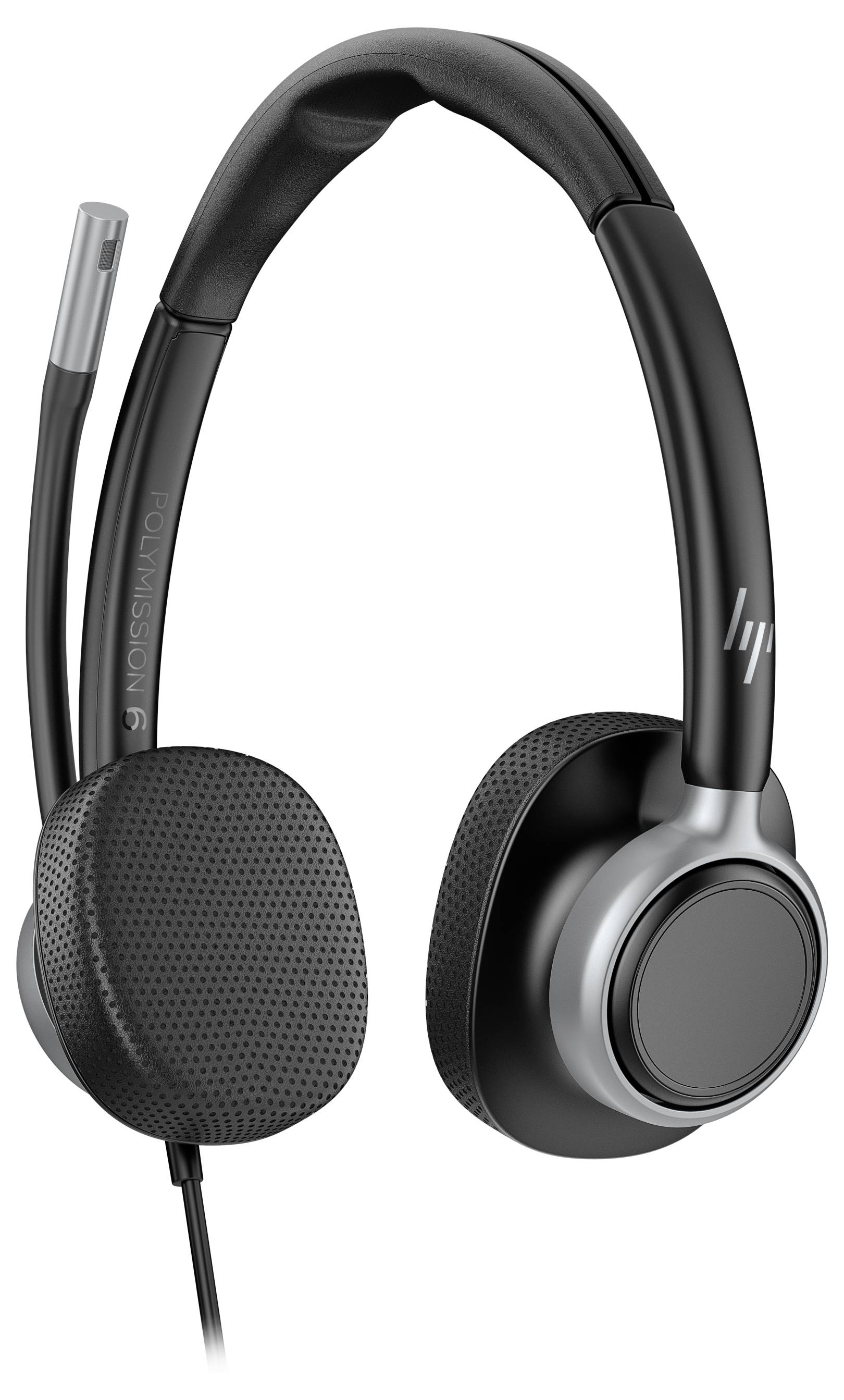 HP Poly HP Poly Mission 625 USB Wired Headset On Ear Headset crna-10