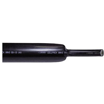 CellPack 135860 skupljajuća cijev s ljepilomi crna 16 mm 4 mm Stopa skupljanja:3:1 1 m-0