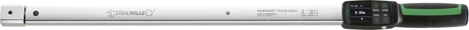 Stahlwille MANOSKOP 714/40 eClick 96500940 Momentsleutel Kalibratie (ISO) 14 x 18 mm 40 - 400 Nm