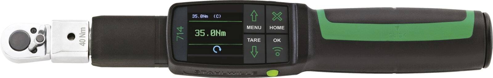 Stahlwille MANOSKOP 714R/4 eClick 96501004 Momentsleutel Kalibratie (ISO) Met ratel 1/4 (6,3 mm) 4 - 40 Nm