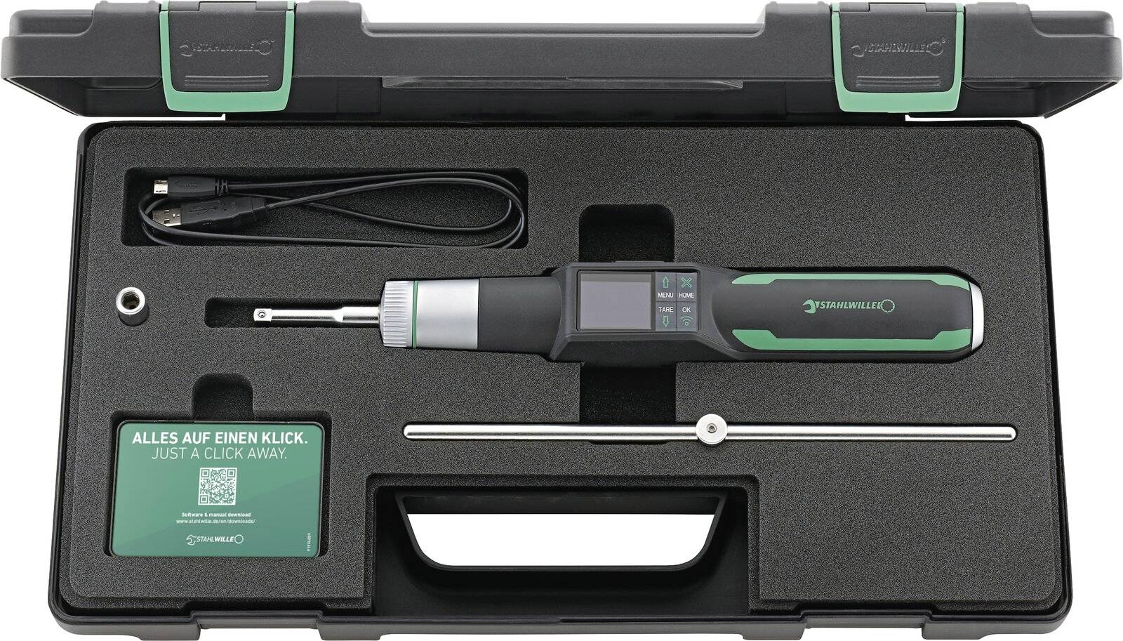 Stahlwille TORSIOTRONIC 10 eClick Momentschroevendraaierset 1 - 10 Nm DIN EN ISO 6789-2:2017