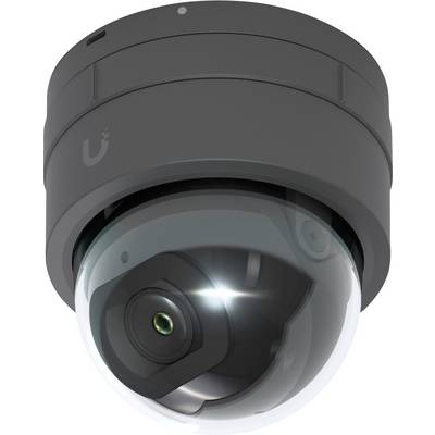 Sigurnosna kamera u obliku kupole s transparentnom mehurasto zaštitnom poklopcem i vidljivom lećom, prikazana na bijeloj pozadini.