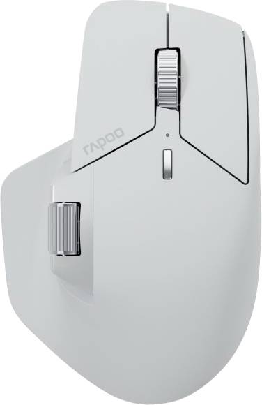 Rapoo MT760M Muis Draadloos, Bluetooth Wit 10 Toetsen 4000 dpi Oplaadbaar