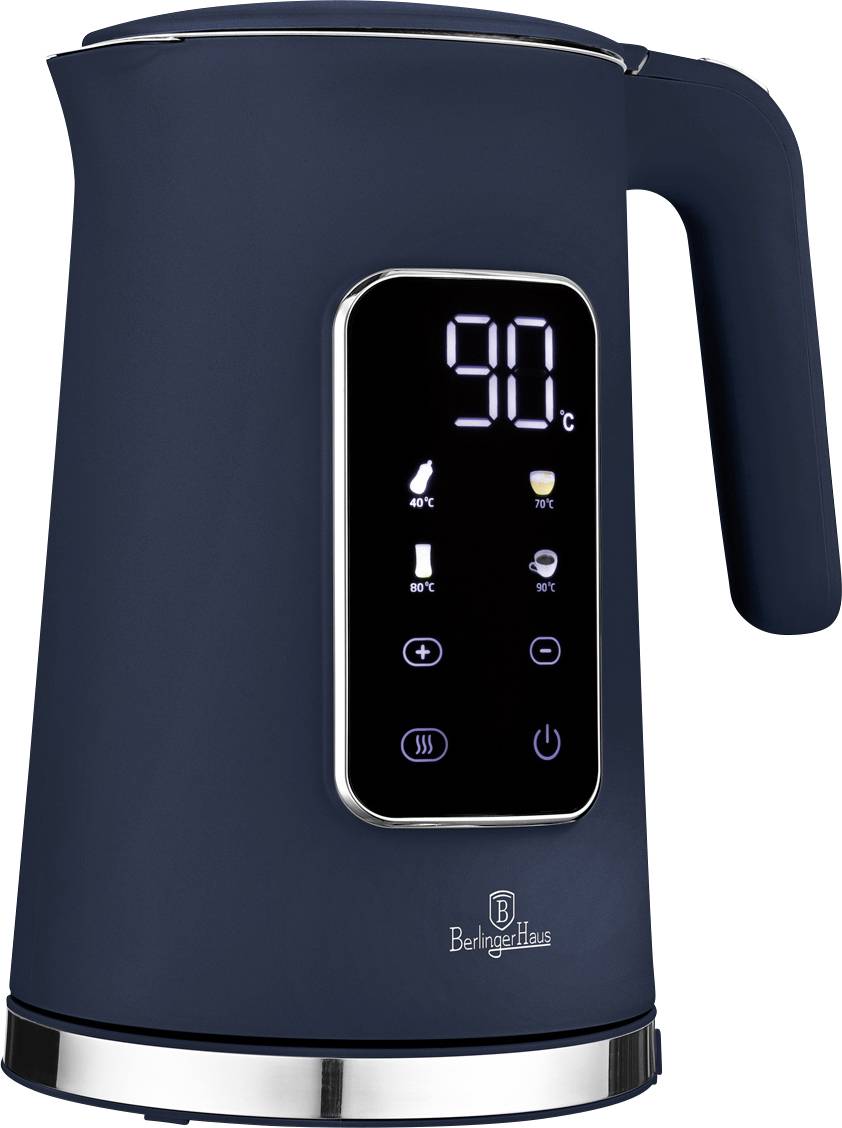 BerlingerHaus Waterkoker BPA-vrij, CoolTouch-behuizing, Digitale timer, LC-display, Instelbare temperatuur, Oververhittingsbeveiliging Aantal/Volume: 1.7 l