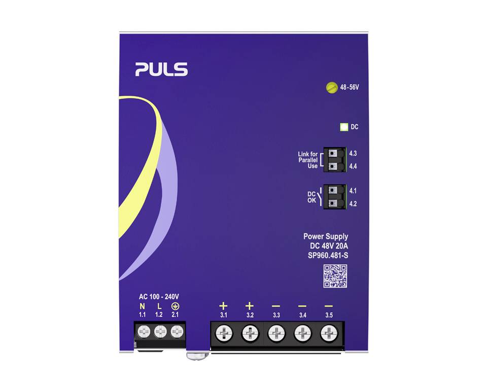 PULS SP960.481-S DIN-rail netvoeding 48 V/DC 20 A 960 W Aantal uitgangen:1 x Inhoud 1 stuk(s)