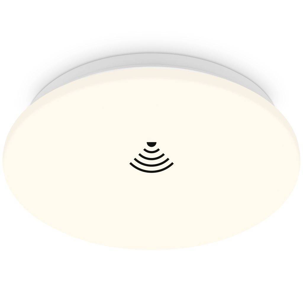 Okrugla stropna lampa s integriranim senzorom gibanja na armaturi
