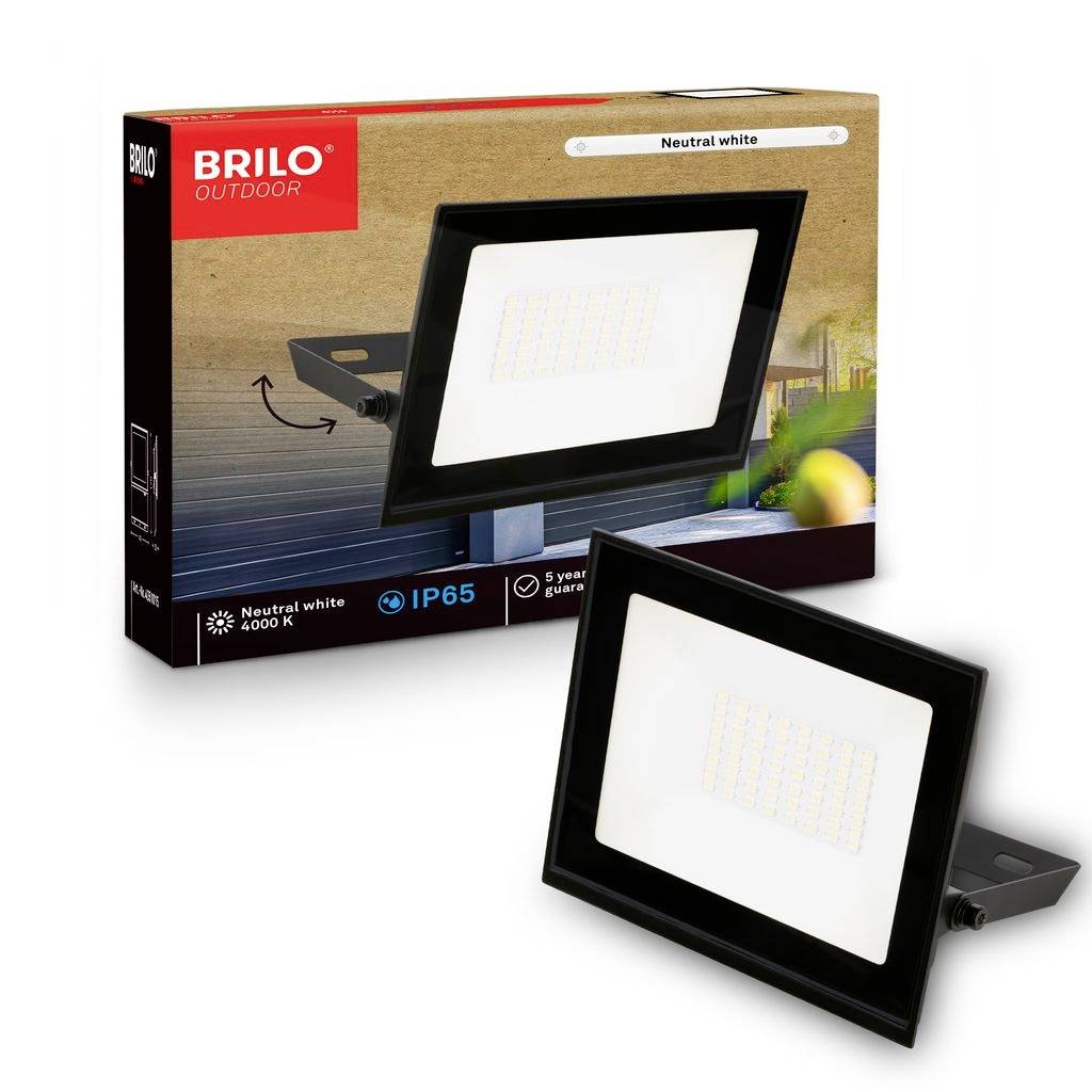 Briloner VARO 4051015 LED-buitenlamp (wand) 30 W Lichtkleur (naam): Neutraalwit