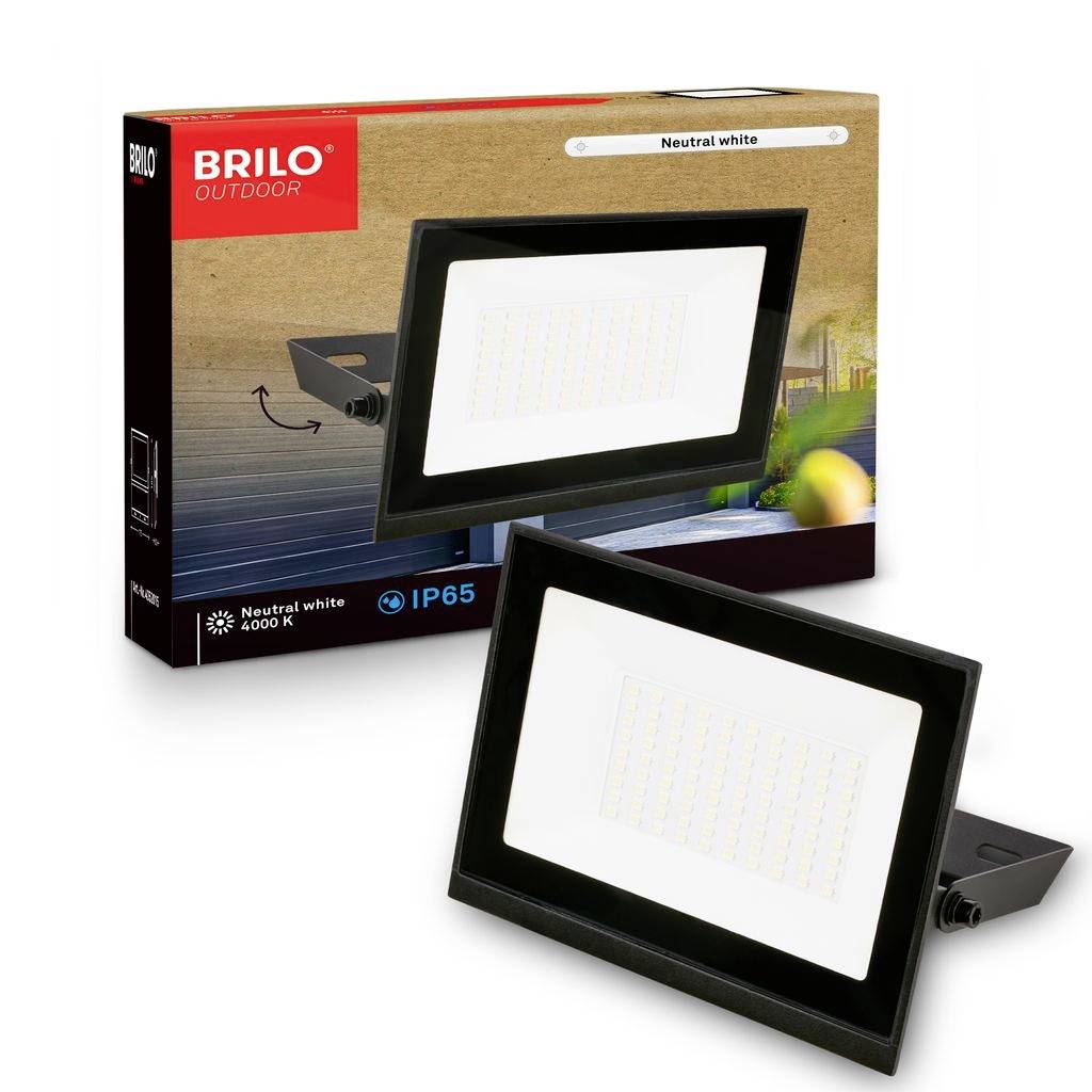 Briloner VARO 4052015 LED-buitenlamp (wand) 50 W Lichtkleur (naam): Neutraalwit