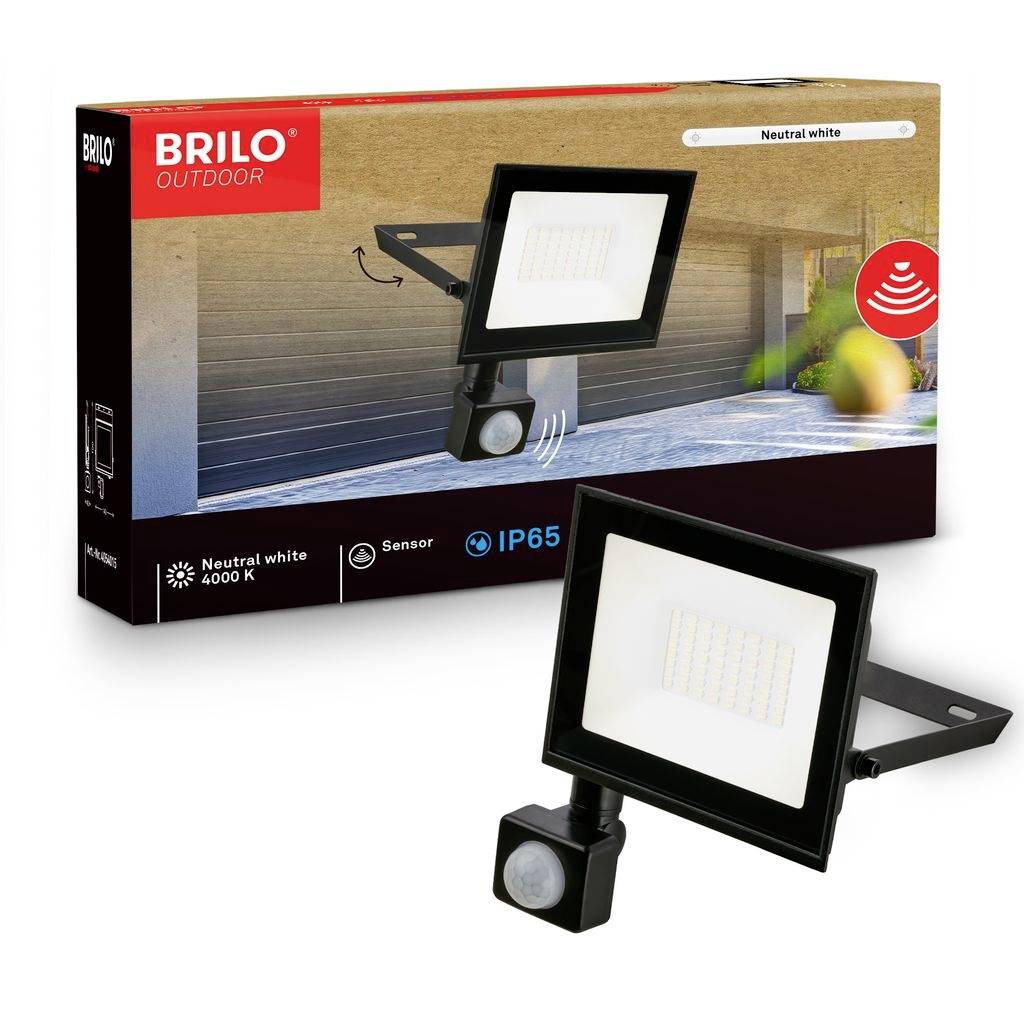 Briloner VARO 4054015 LED-buitenlamp (wand) 30 W Lichtkleur (naam): Neutraalwit