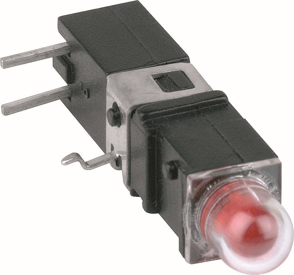 Mentor Bedrade LED Geel 2 mcd 60 &deg; 30 mA 1.85 V
