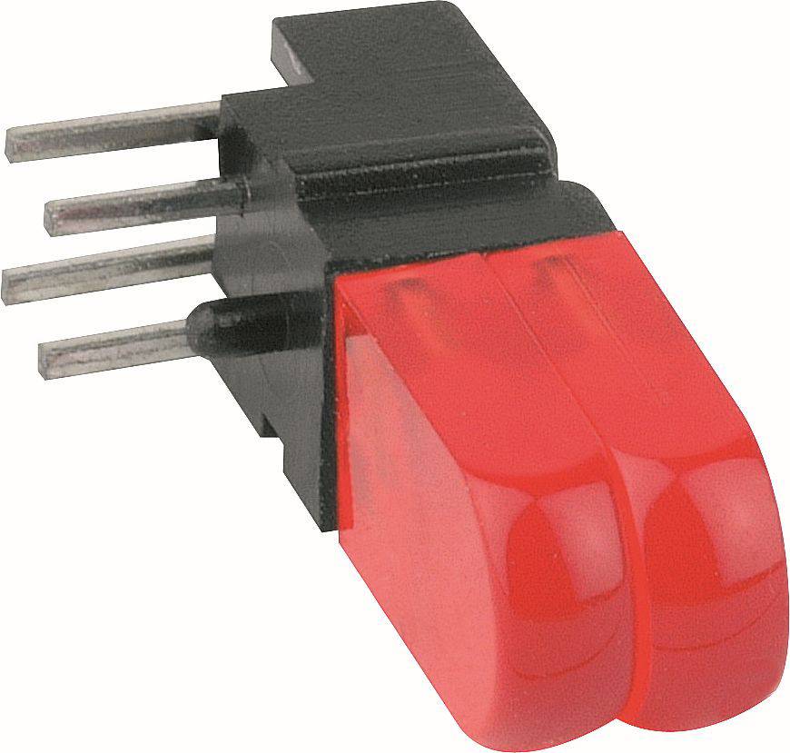 Mentor LED-module Geel 2.5 x 5 mm 50 mcd 100 &deg; 20 mA 2 V