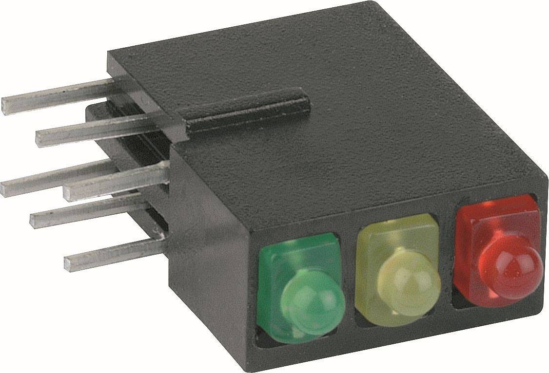 Mentor LED-module Groen 3 mm 17 mcd 70 &deg; 20 mA 2.2 V