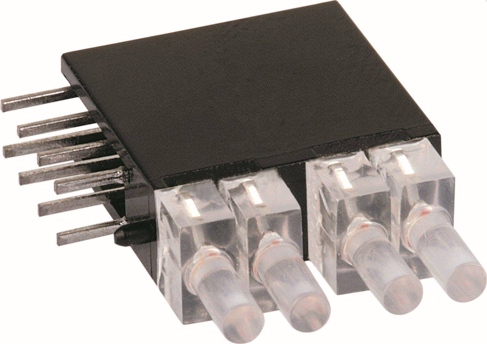 Mentor LED-module Groen, Rood 3 mm 20 mcd 70 &deg; 20 mA 2 V, 2.2 V