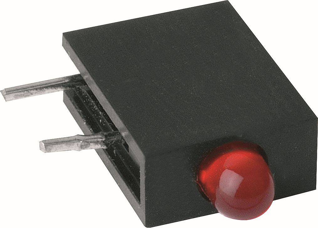 Mentor Bedrade LED Groen 3 mm 20 mcd 60 &deg; 20 mA 2.2 V