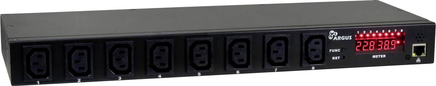 Inter-Tech 88887426 19 inch  19 inch stekkerdoos   Apparaatcontactdoos C13 10A