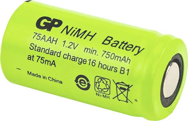 GP GPIND75AAHC1 specijalni akumulatori 2/3 AA Flat-Top NiMH 1.2 V 750 mAh 1 St.