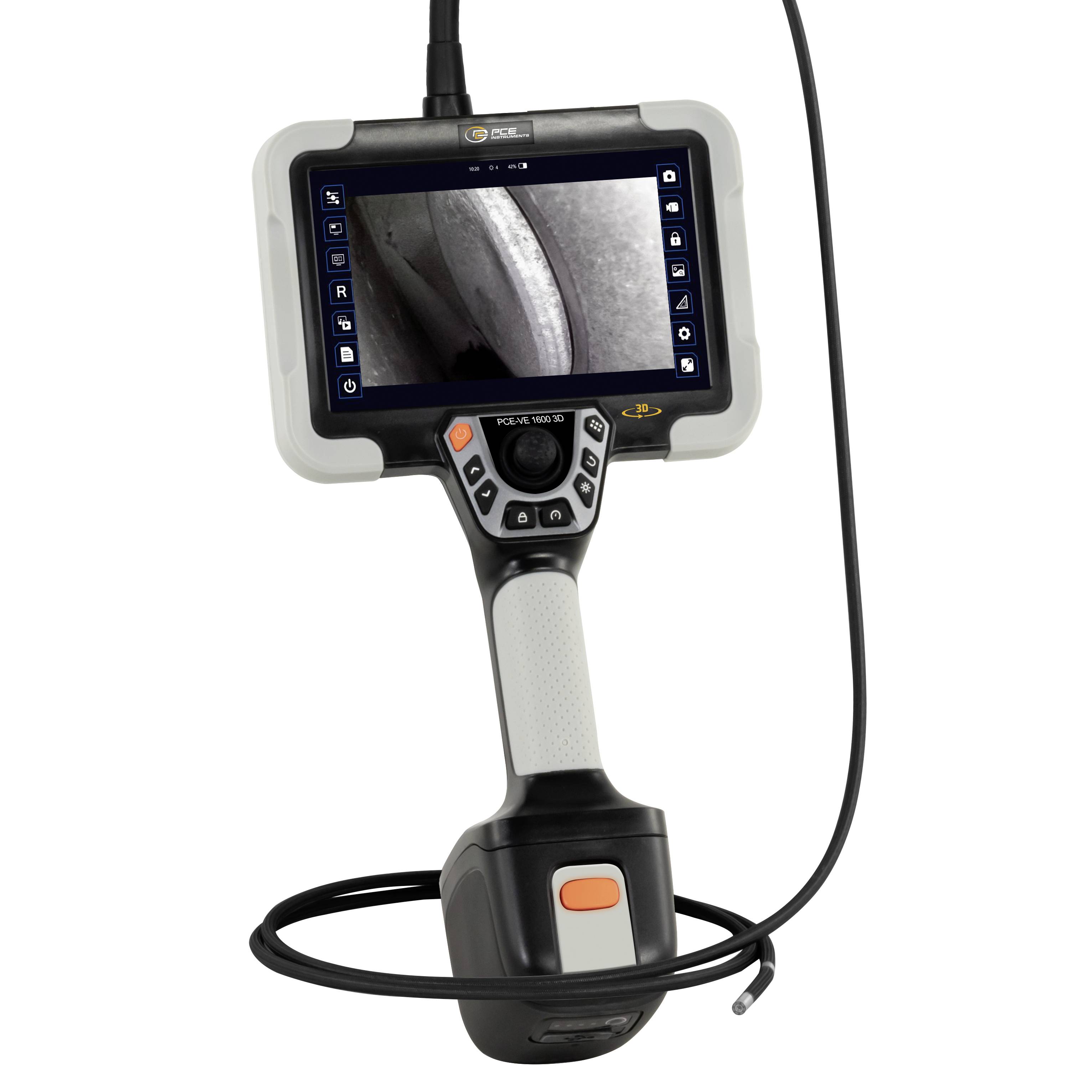 PCE Instruments PCE-VE 1600-3D Endoscoop Sonde-&Oslash;: 6 mm Sondelengte: 3 m