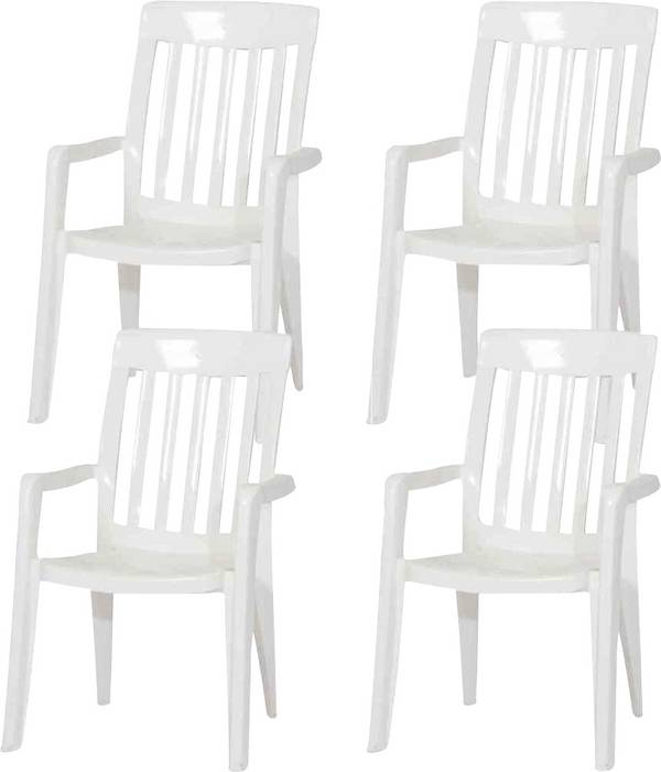 Sieger N01316 Sieger Palma SET 4x St.Ses.weiß N01316