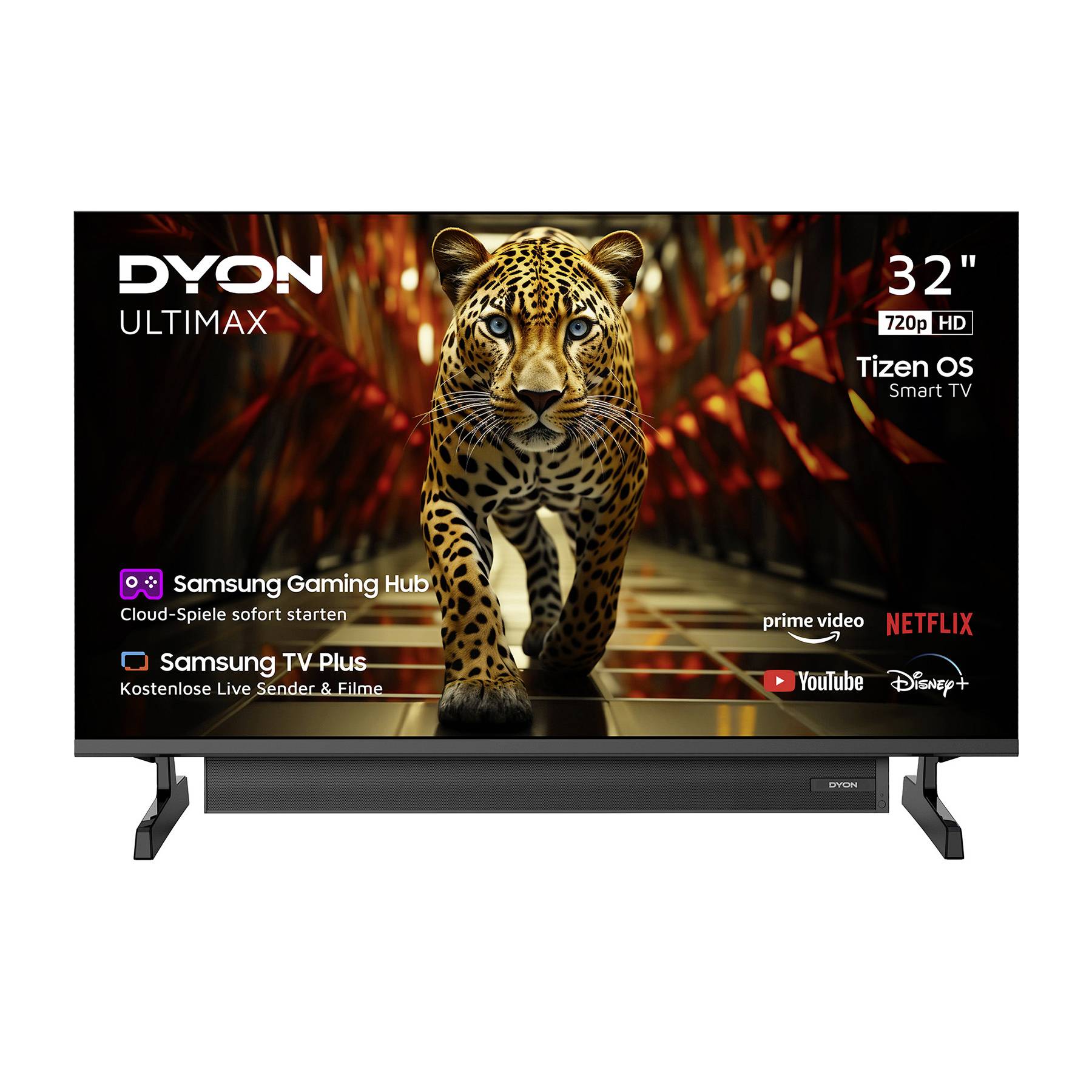 Dyon Ultimax 32H-TI-WS LED-TV 80 cm 32 inch Energielabel F (A - G)