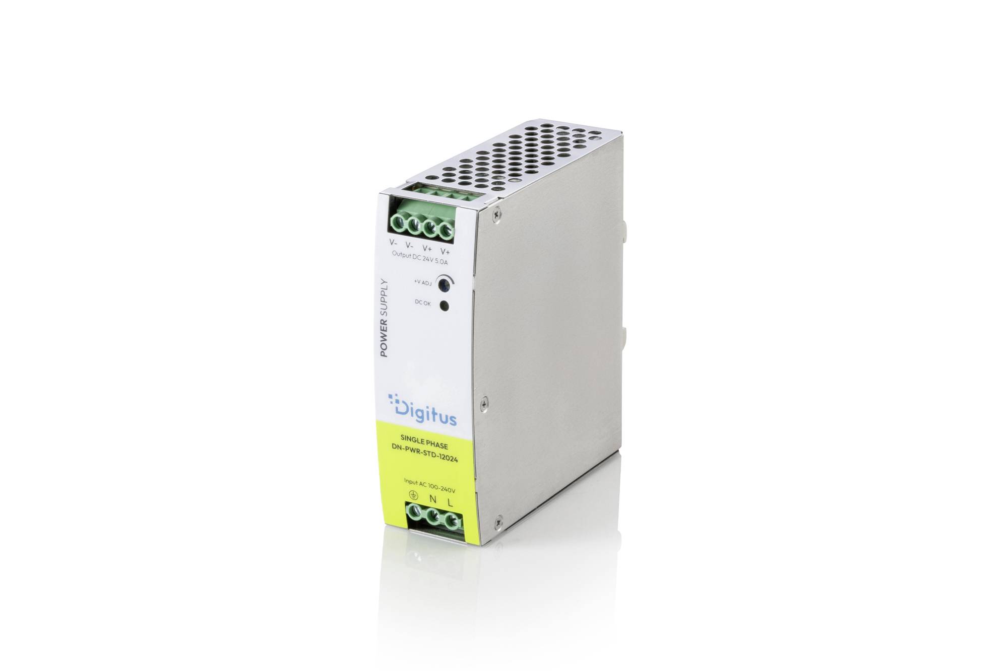 Digitus DN-PWR-STD-12024 Industri&euml;le netvoeding 24 V/DC 5 A 120 W Inhoud 1 stuk(s)