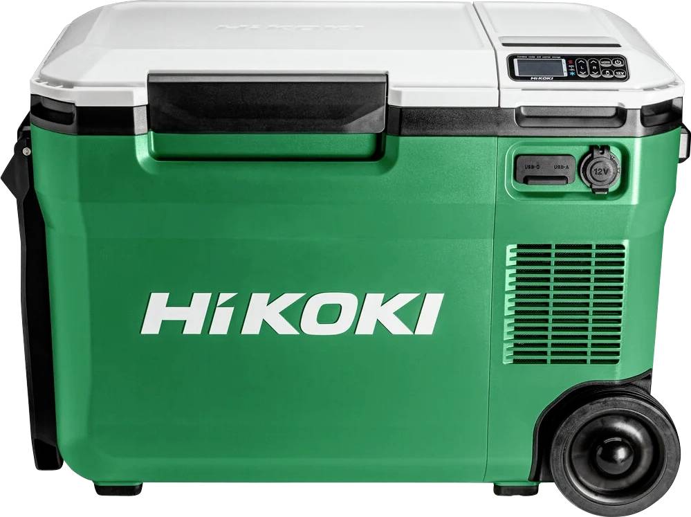 HiKOKI Accukoelbox en -verwarmingsbox Energielabel: E (A - G) Compressor 12 V, 24 V Groen, Wit 25 l -18 &deg;C