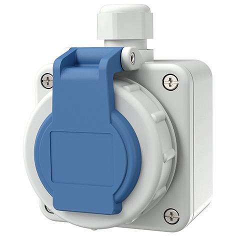 MENNEKES 10863 Stopcontact IP68 Blauw, Wit
