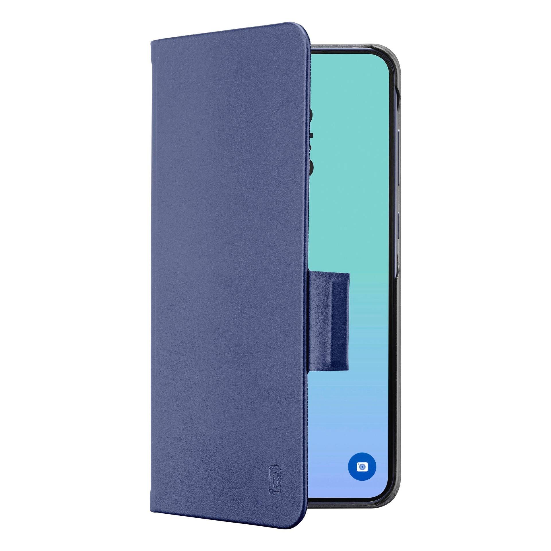 Cellularline Book3 Folio Booklet Samsung Galaxy A27 5G Blauw Met standfunctie