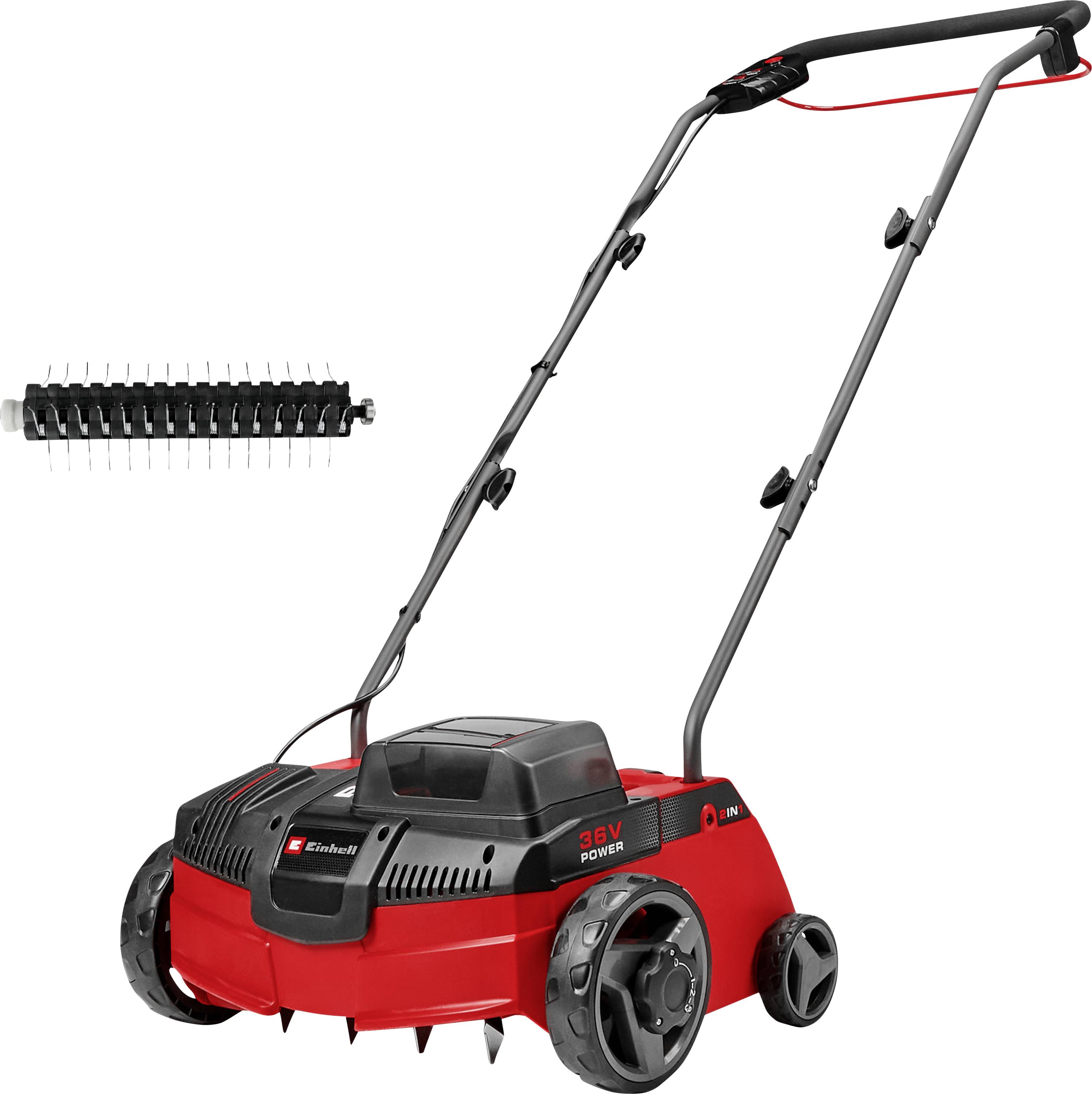 Einhell GC-SA 36/31 Li-Solo Verticuteermachine, Gazonbeluchter Li-ion Accu Instelbare trekstang, Verrijdbaar, Zonder accu, Zonder lader Werkbreedte 31 cm