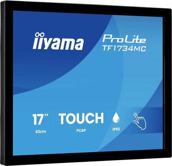 Iiyama IIYAMA 43.0cm (17"") TF1734MC-B8X 5:4 zaslon na dodir Energetska učinkovitost 2021: E (A - G)  43.2 cm (17 palac)  5:4 5 ms