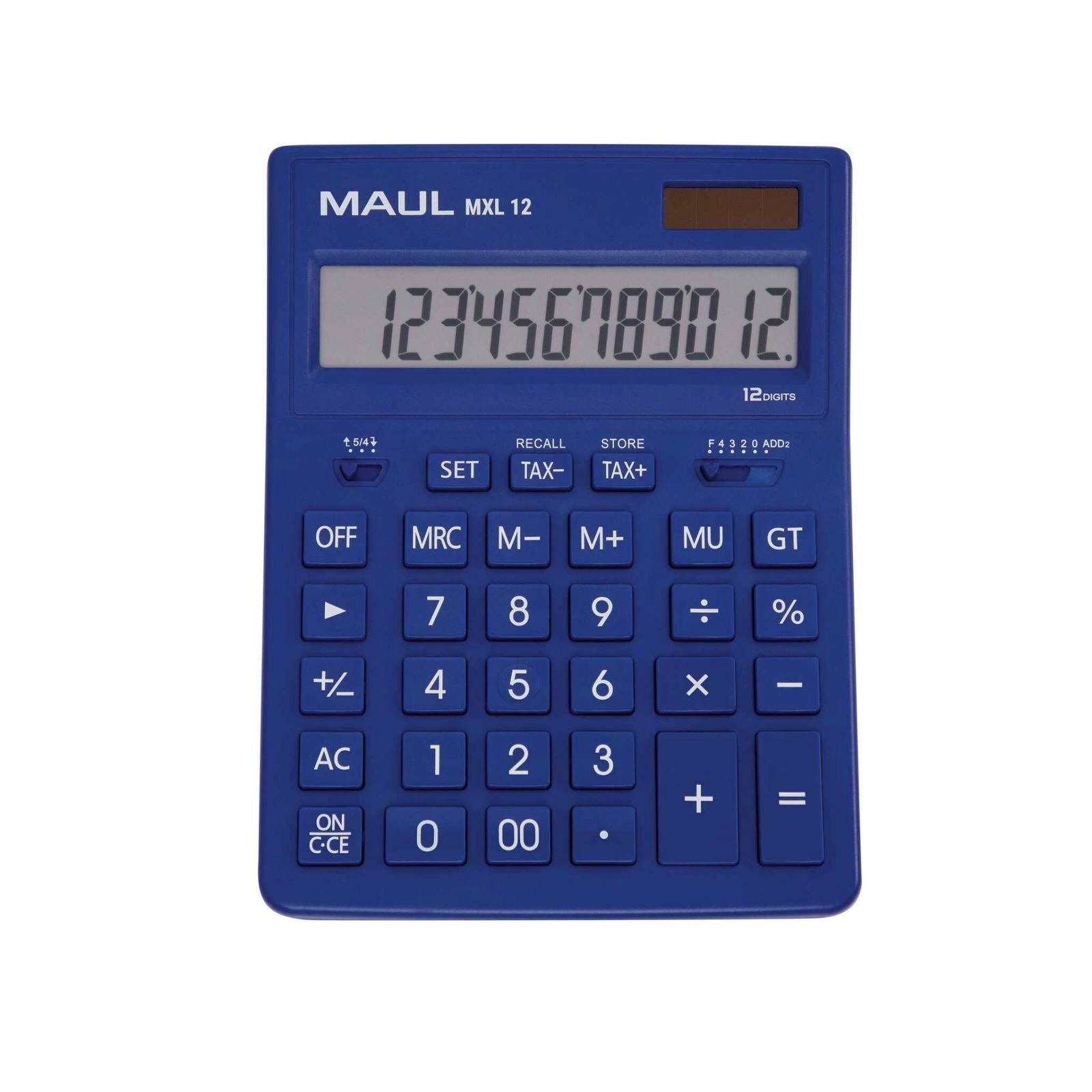 Maul 7267034 Bureaurekenmachine Blauw (b x h x d) 155 x 35 x 205 mm
